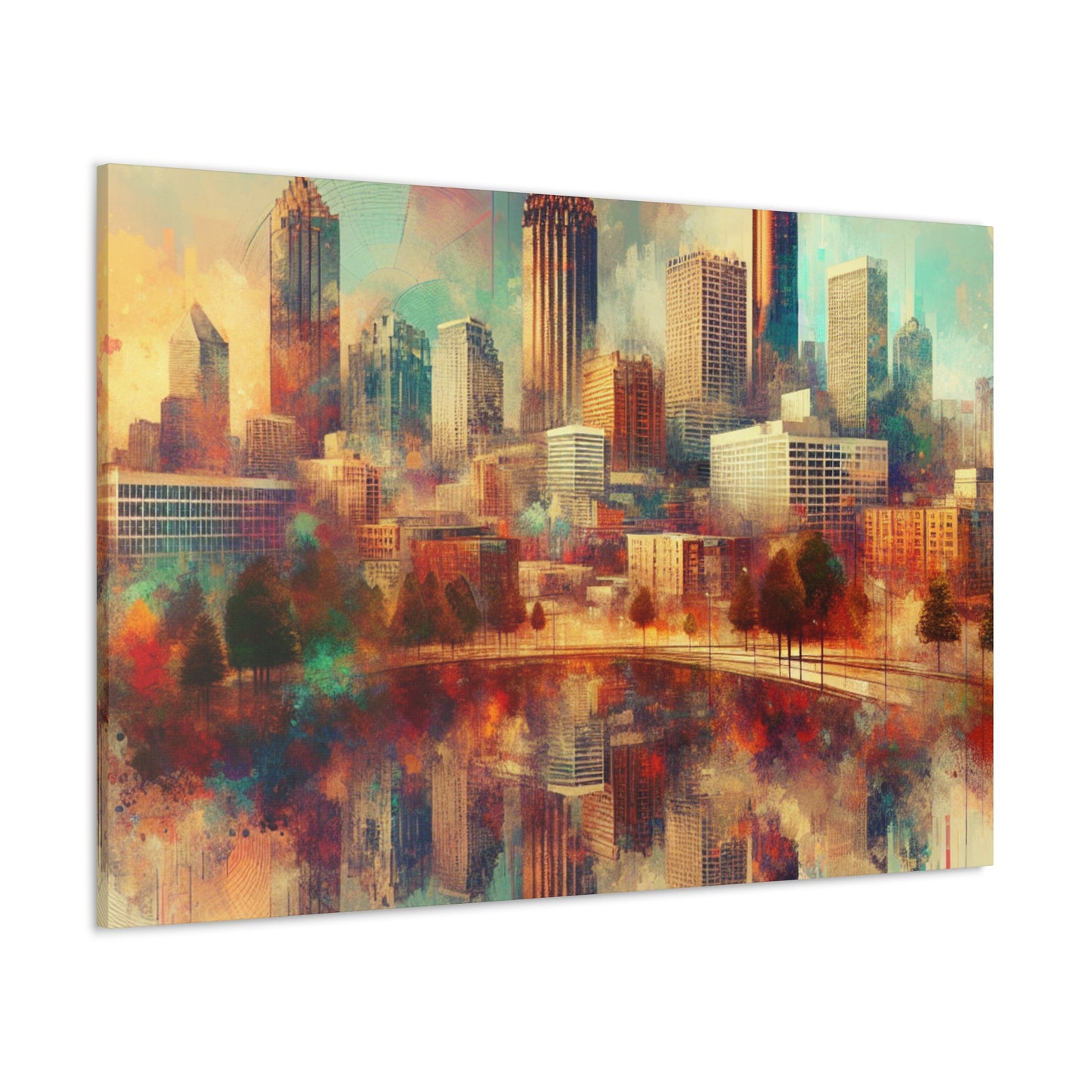 "Southern Skylines Unveiled" - Canvas