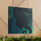 Seahorse in Turquoise - Canvas