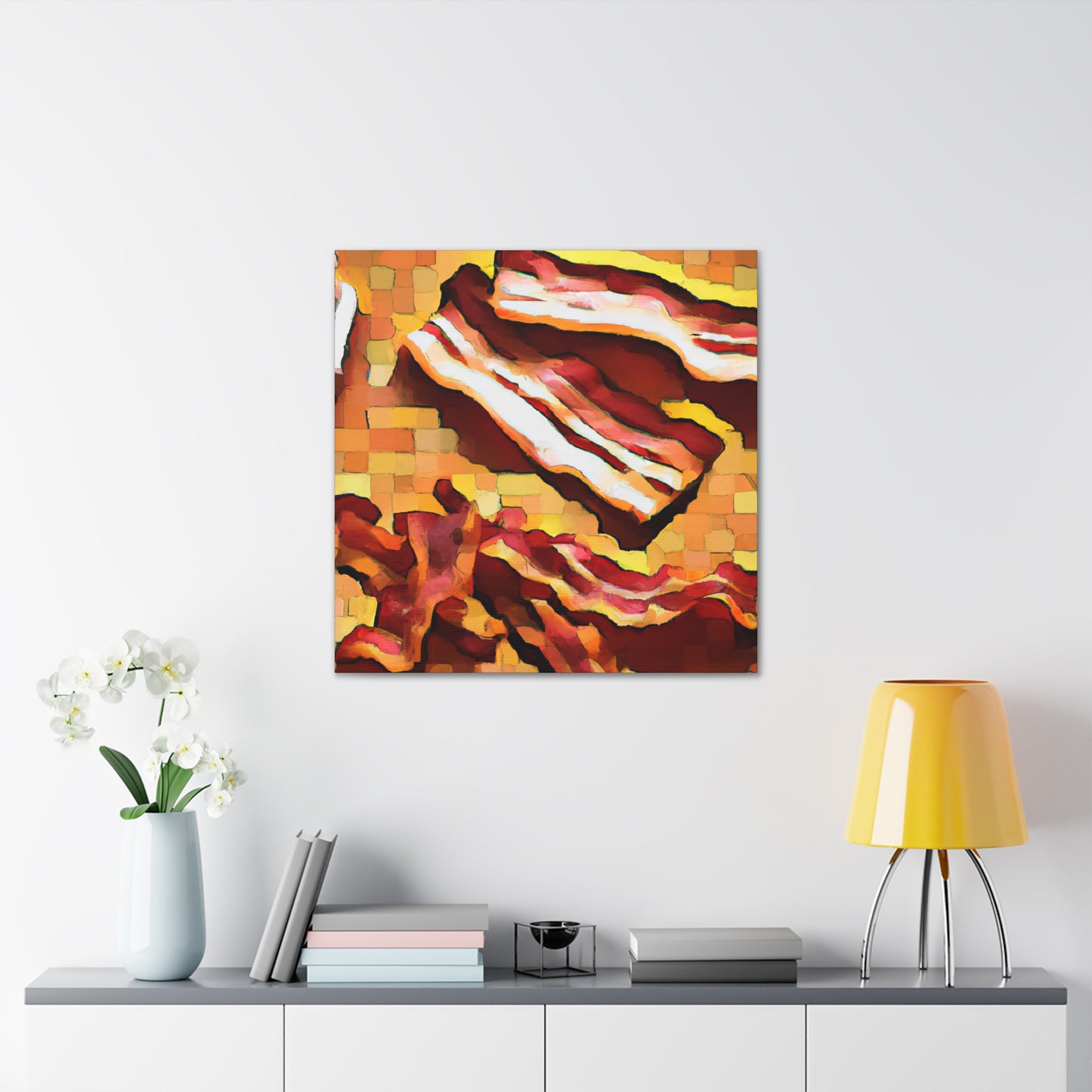 Bacon in Art Deco - Canvas