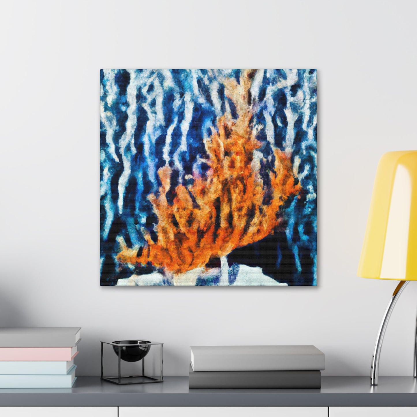 Coral in the Sky - Canvas