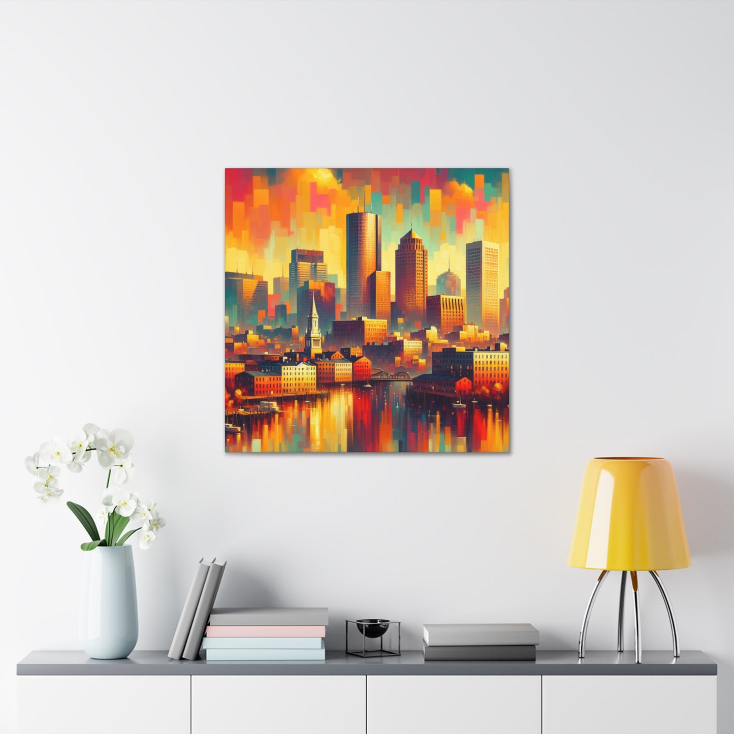 "Eternal Echoes of Boston" - Canvas