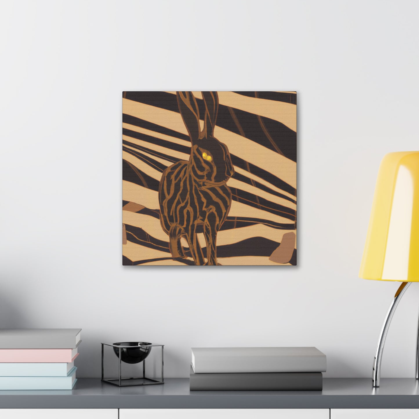 Jackrabbit in Deco - Canvas