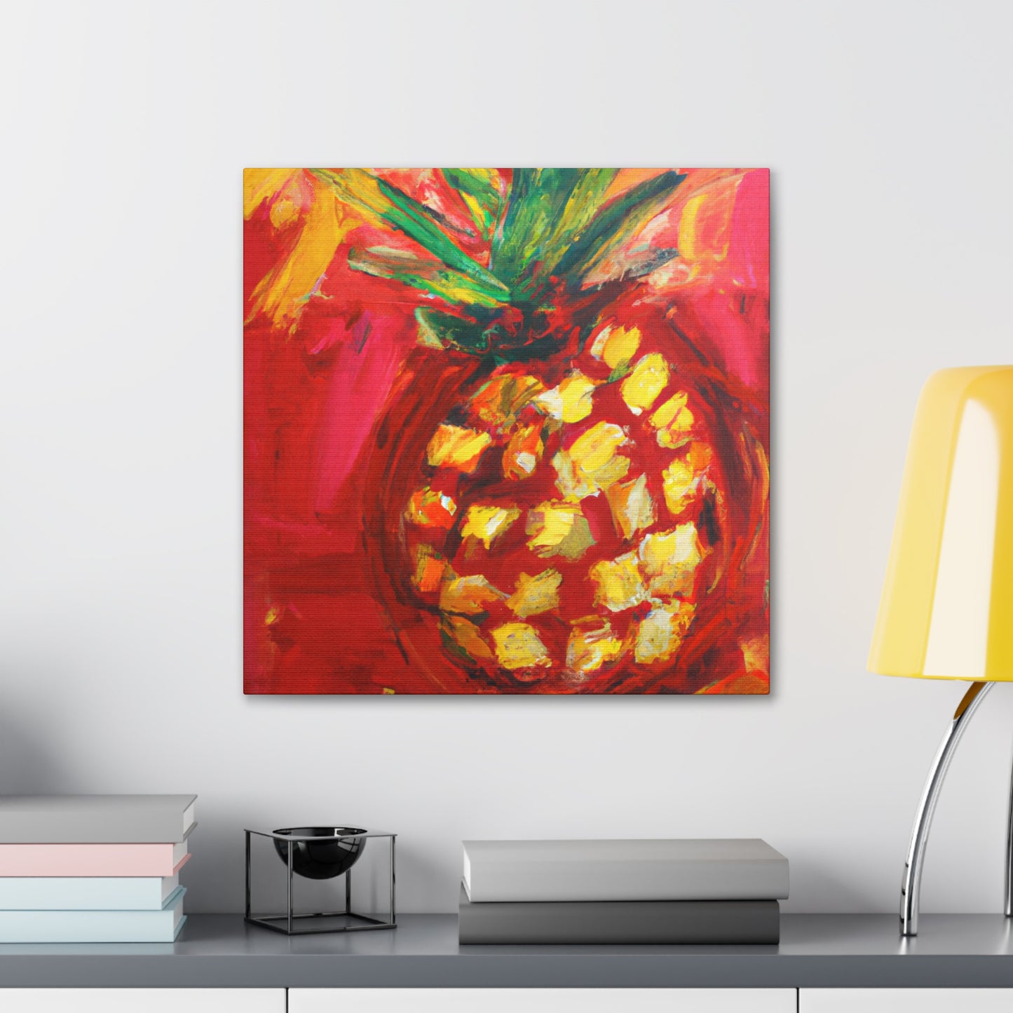 Pineapple Paradise Painting - Canvas