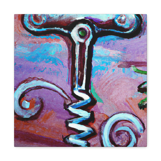 Corkscrew Metallic Opulence - Canvas