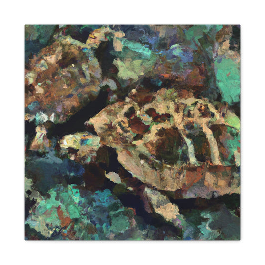 "Tortoise in Repose" - Canvas