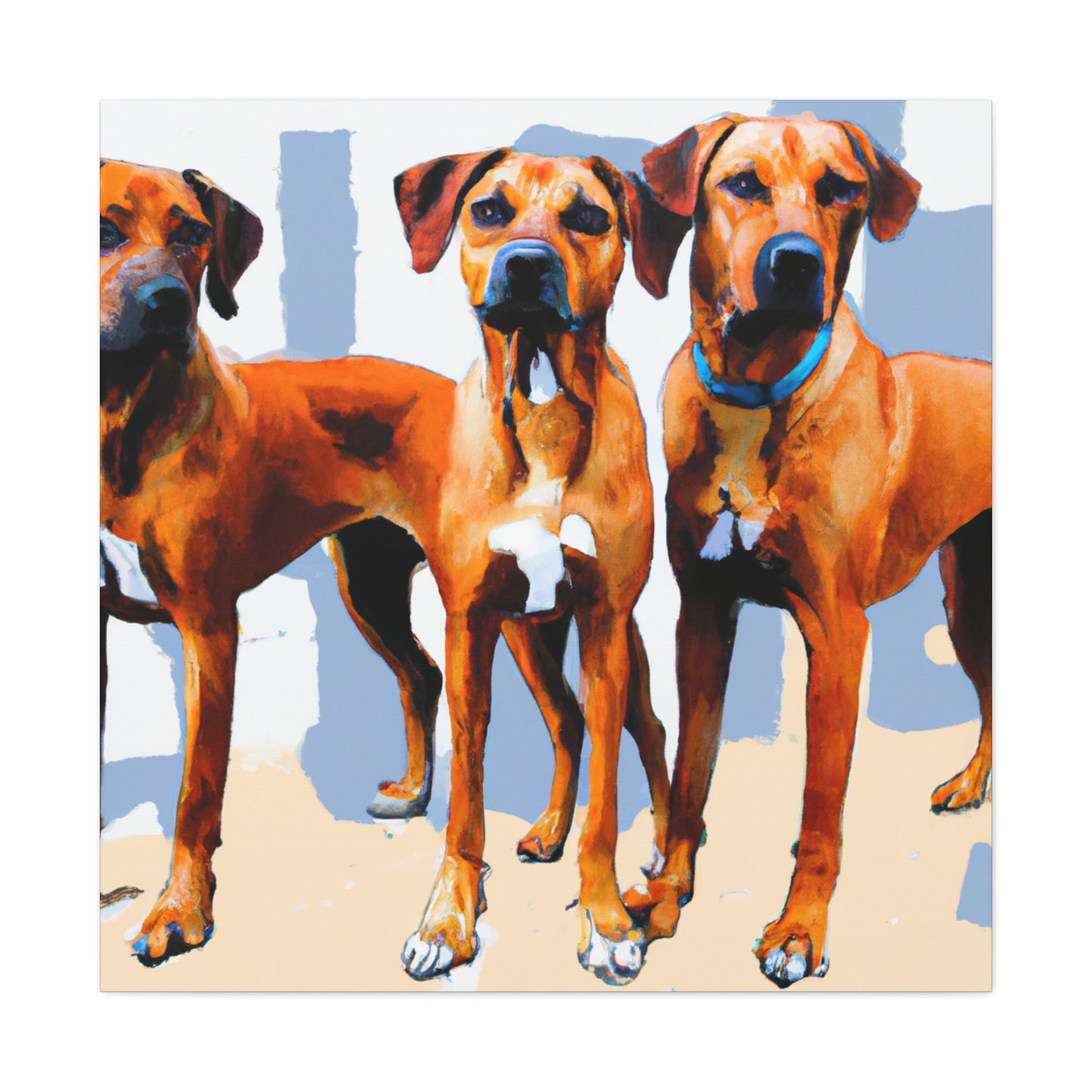 Rhodesian Ridgeback Reflection - Canvas