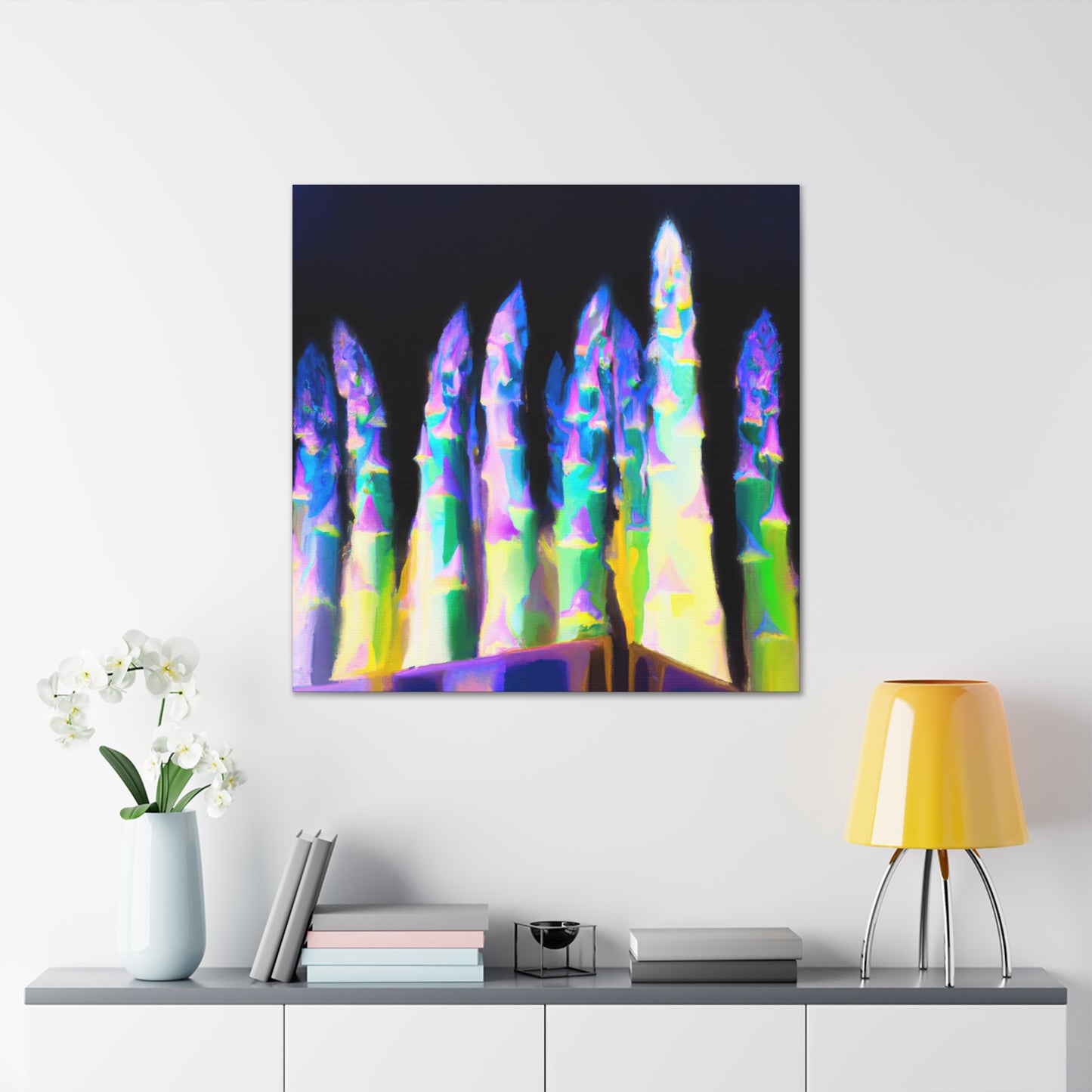 Asparagus in Art Deco - Canvas