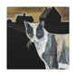 Cat Among Barns - Canvas