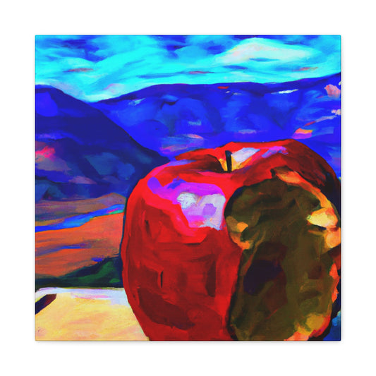 Apple Pop Reflection - Canvas