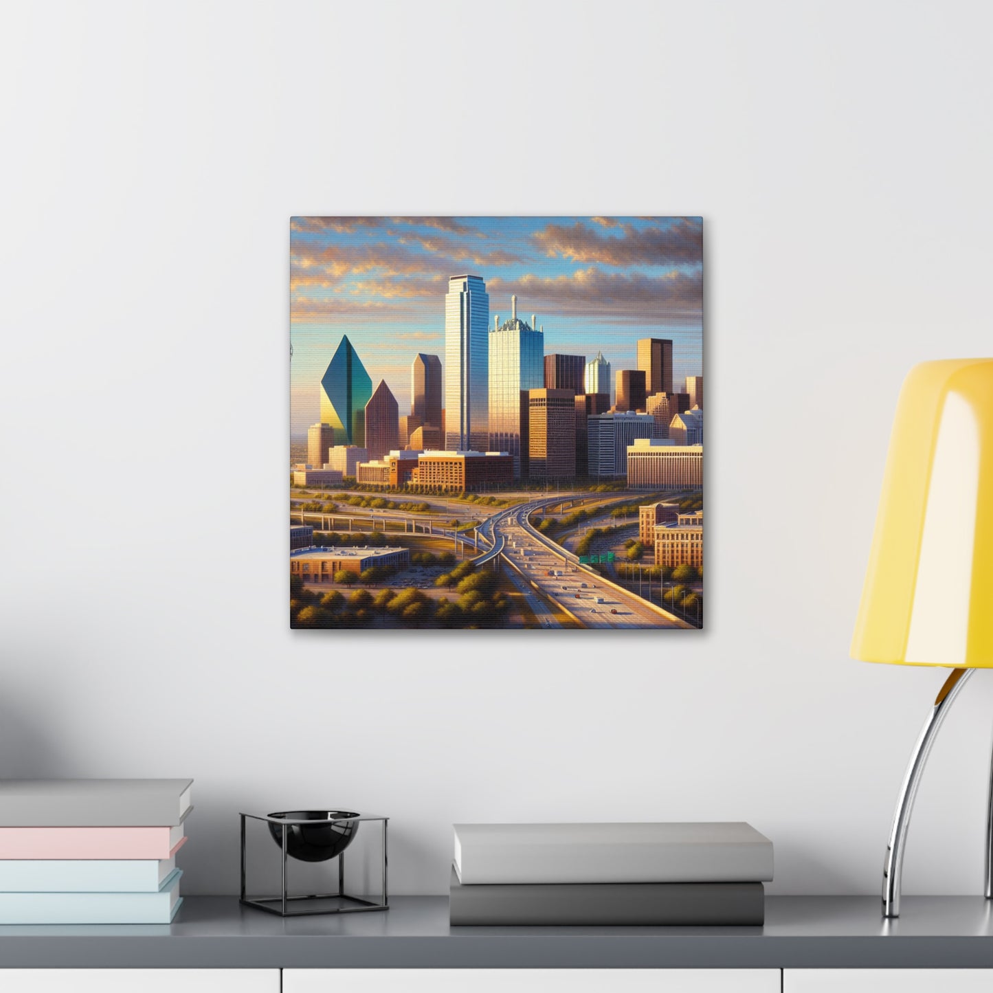 "Lone Star Metropolis Revealed" - Canvas