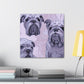 Bulldog in Abstraction - Canvas