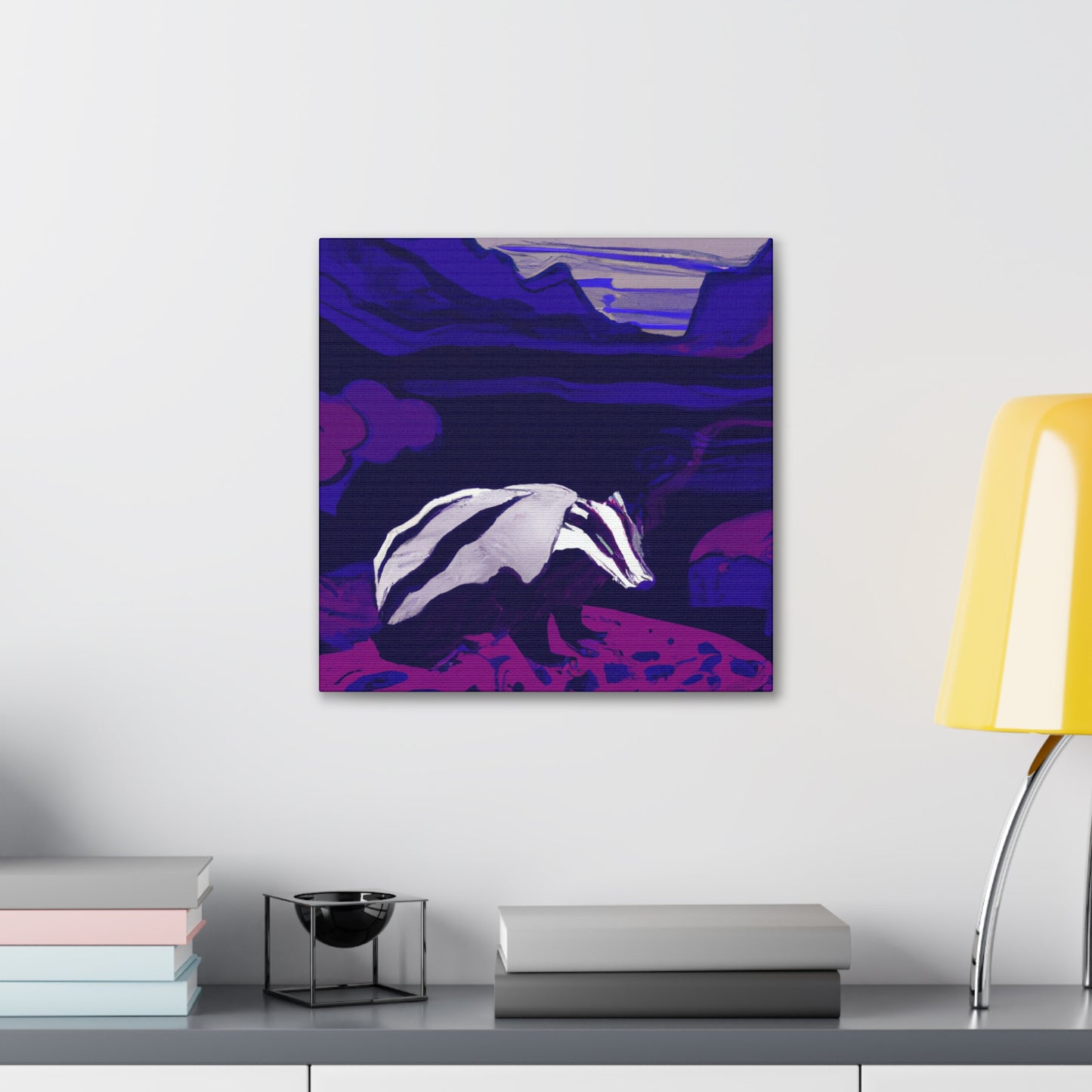 Badger's Magical Journey - Canvas