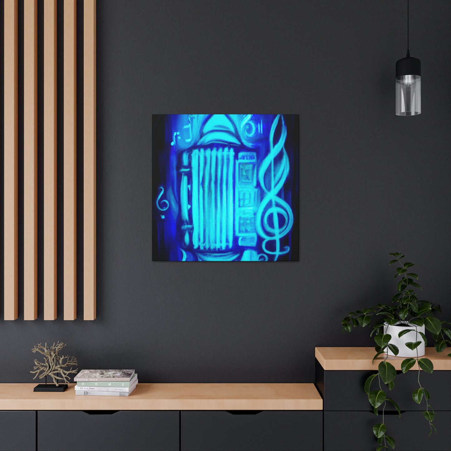 "Accordion Dreamscape" - Canvas