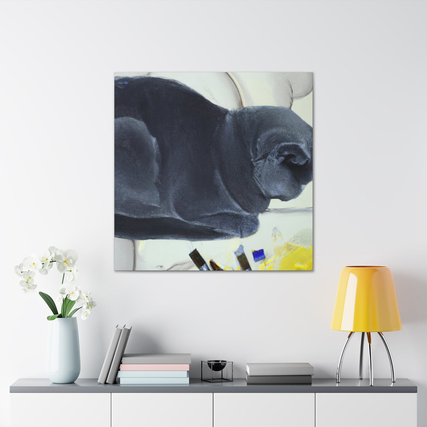 "British Shorthair Solitude" - Canvas