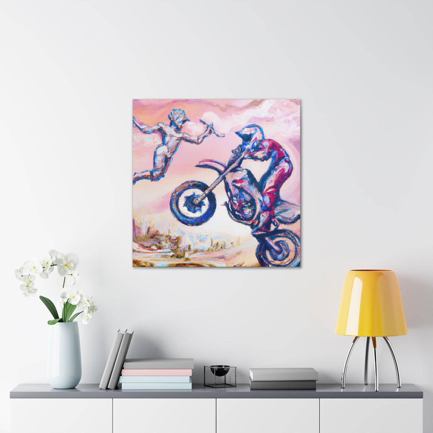 Moto Cross Majesty. - Canvas