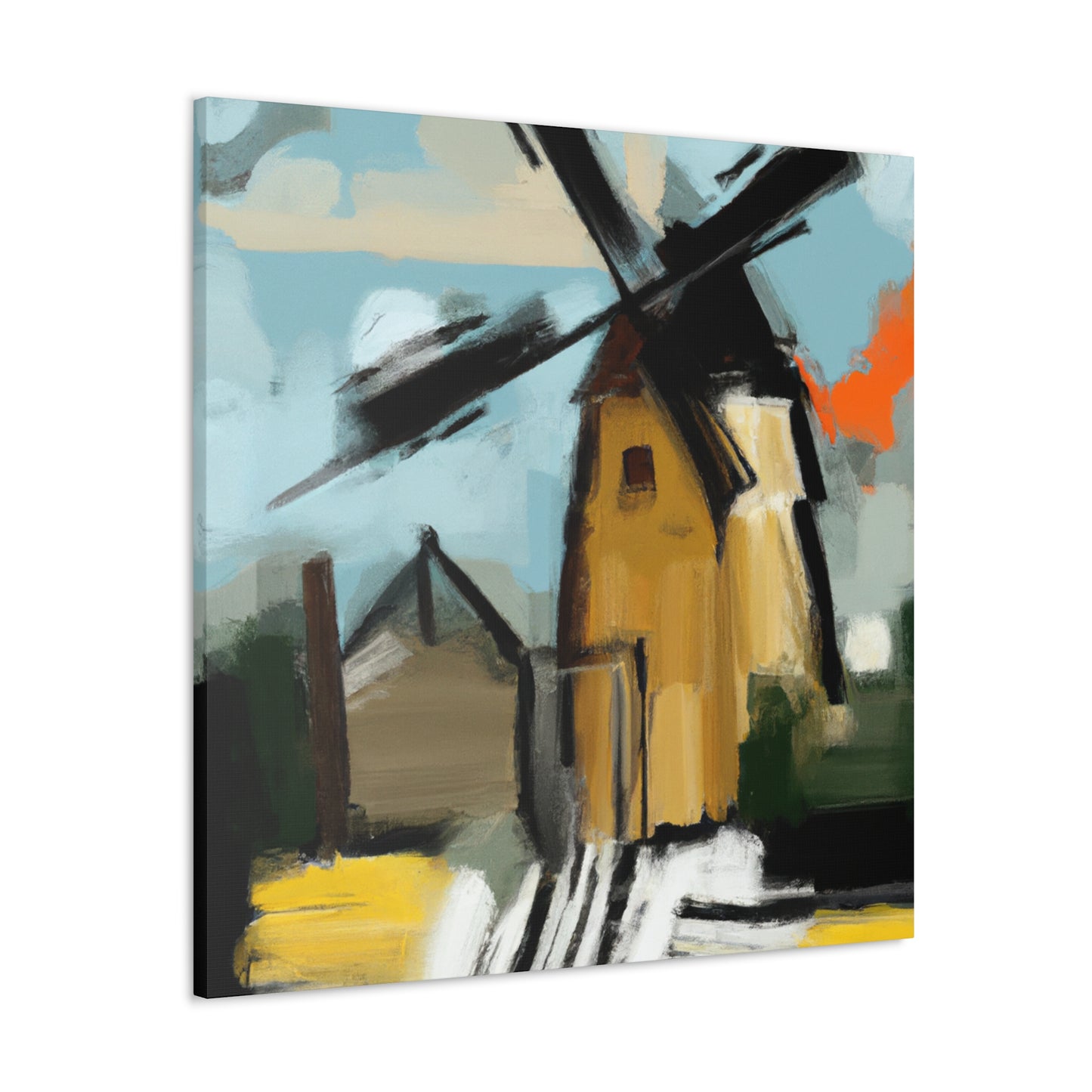 Windmill of abstraction - Canvas