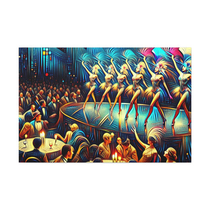 "Ecstatic Cabaret Serenade" - Canvas