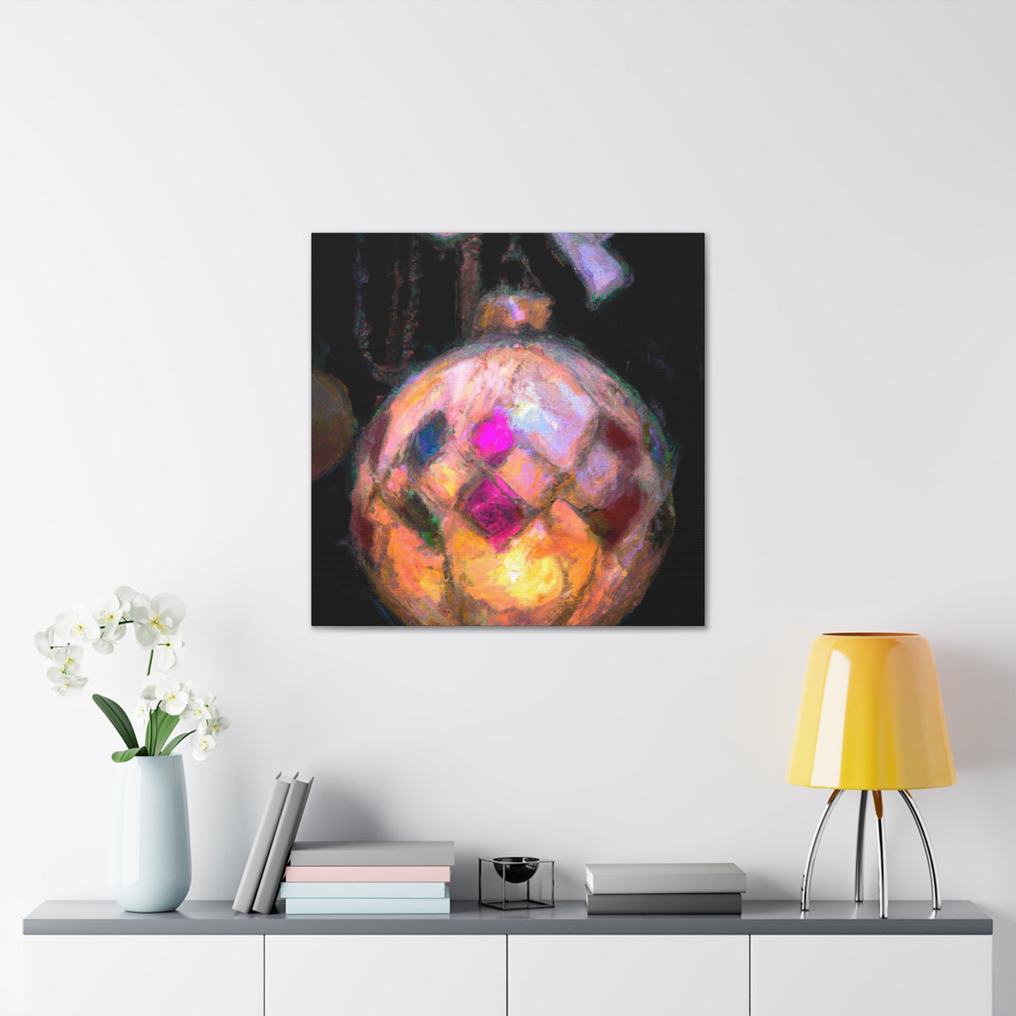 Christmas Ornament Glow - Canvas