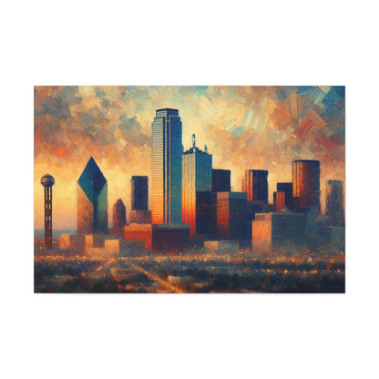 "Dallas Oasis Awakening" - Canvas