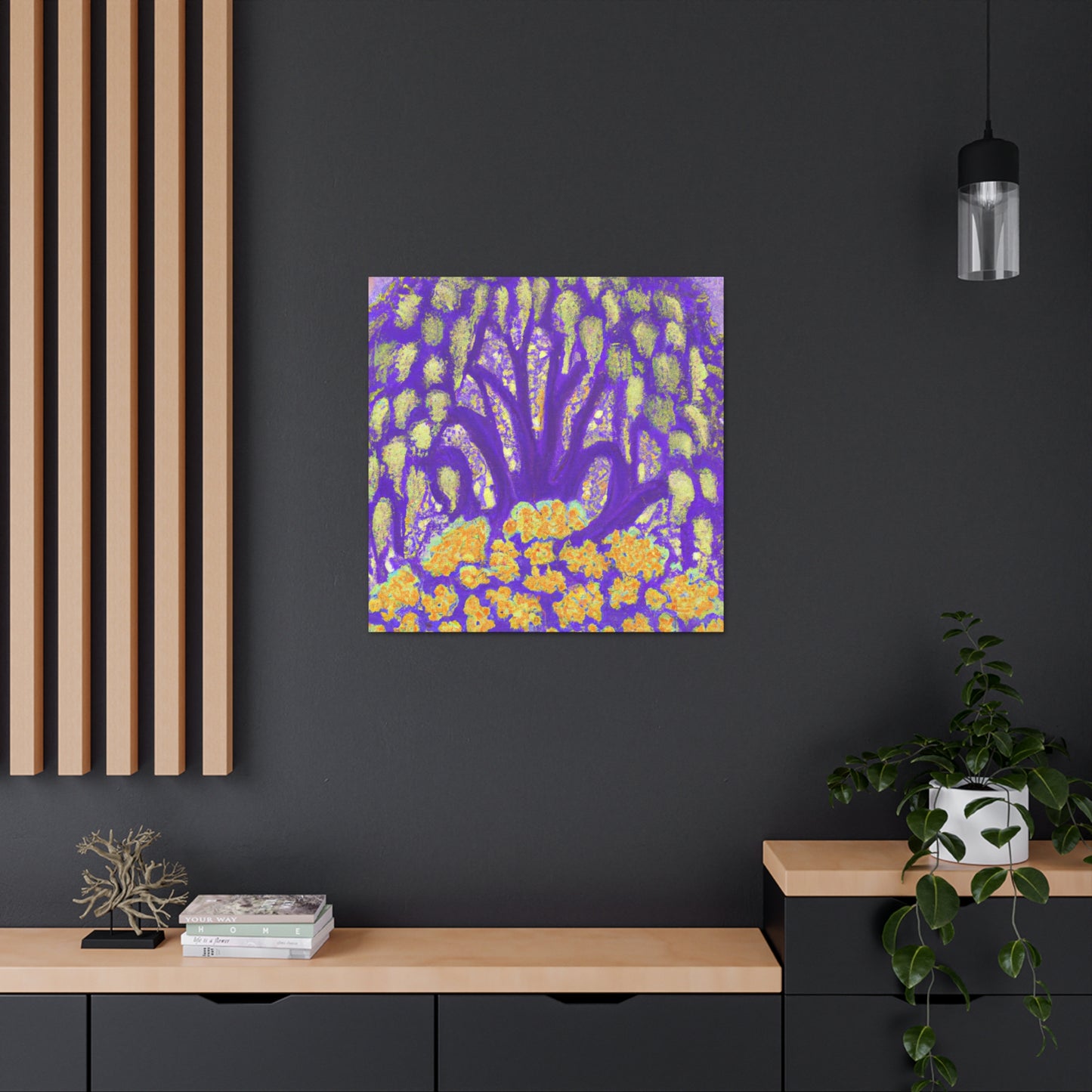 "Wisteria in Bloom" - Canvas