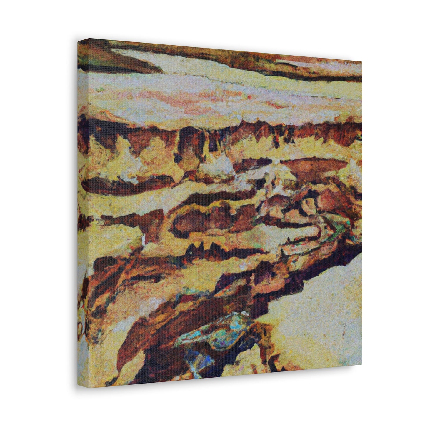 Canyon in Bold Colors - Canvas