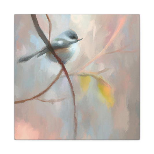 Tufted Titmouse Reflection - Canvas