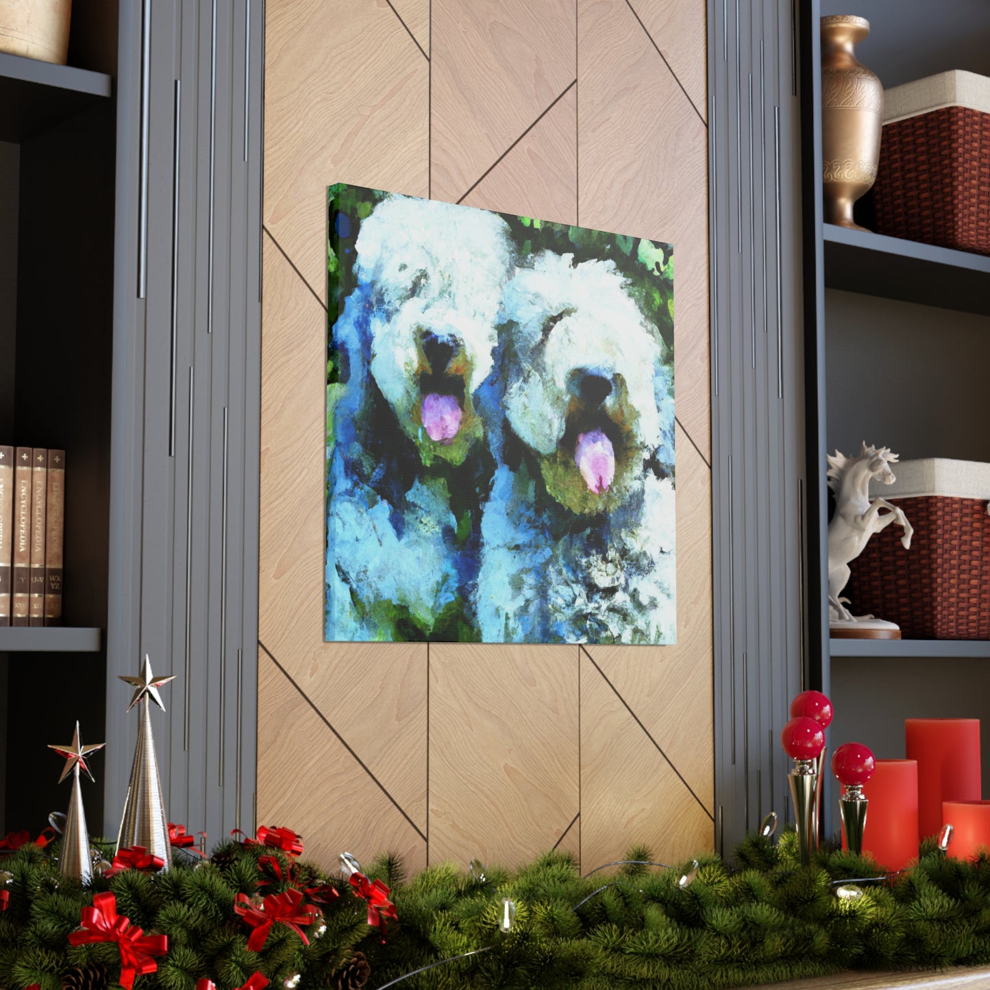 Old English Sheepdog Beauty - Canvas