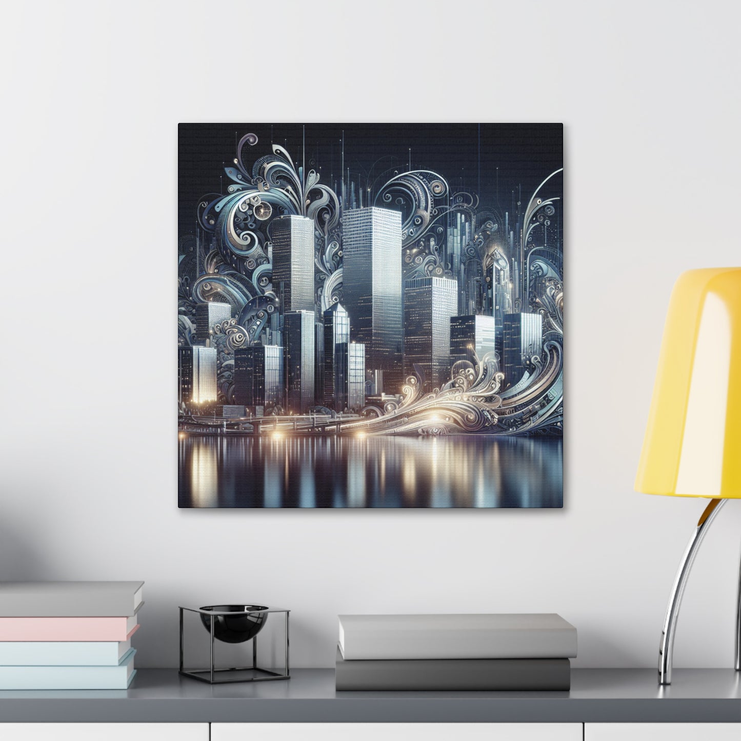 "Majestic Mile-High Metropolis" - Canvas