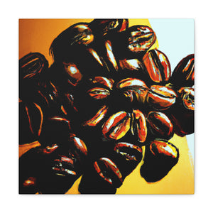 Coffee Beans Pop Art - Canvas