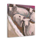 "Dreaming Sheep in Cloudland" - Canvas