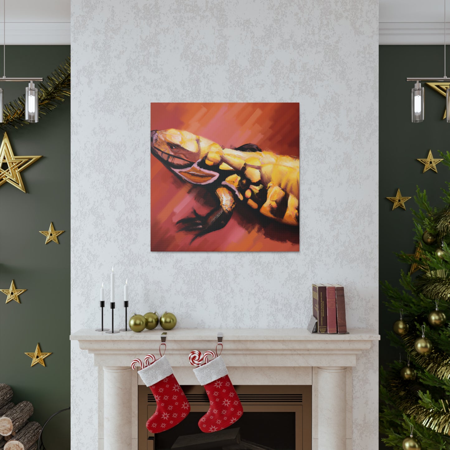 Gila Monster Reflection - Canvas