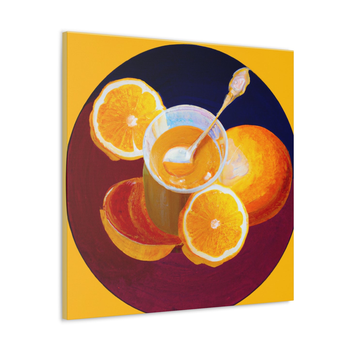 Orange in Art Nouveau - Canvas