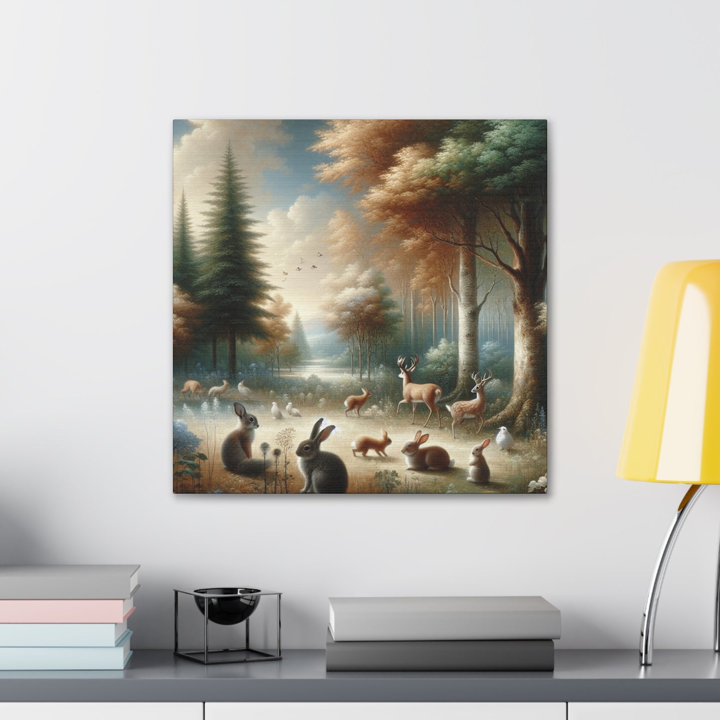 Whispering Woodland Wonders - Canvas