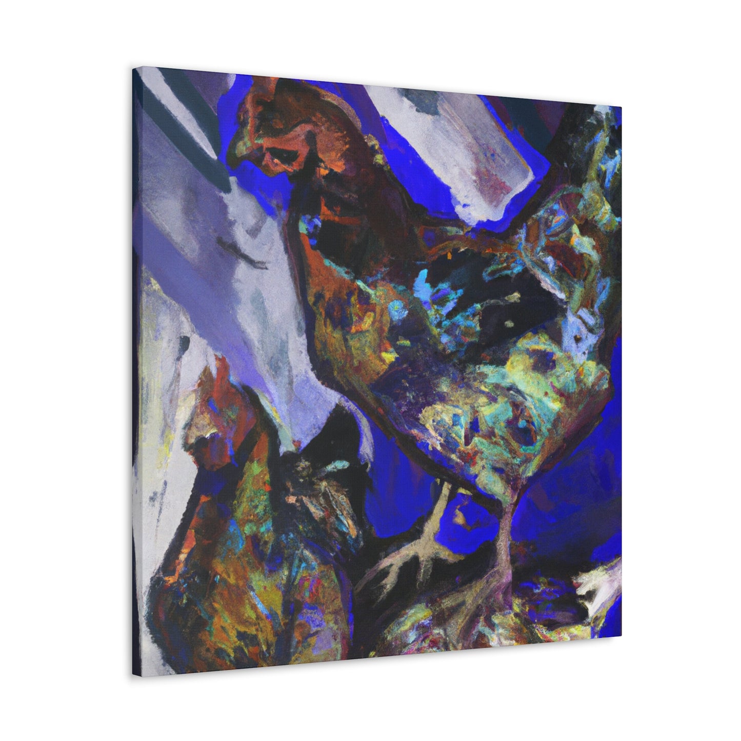 Chicken in Abstraction - Canvas