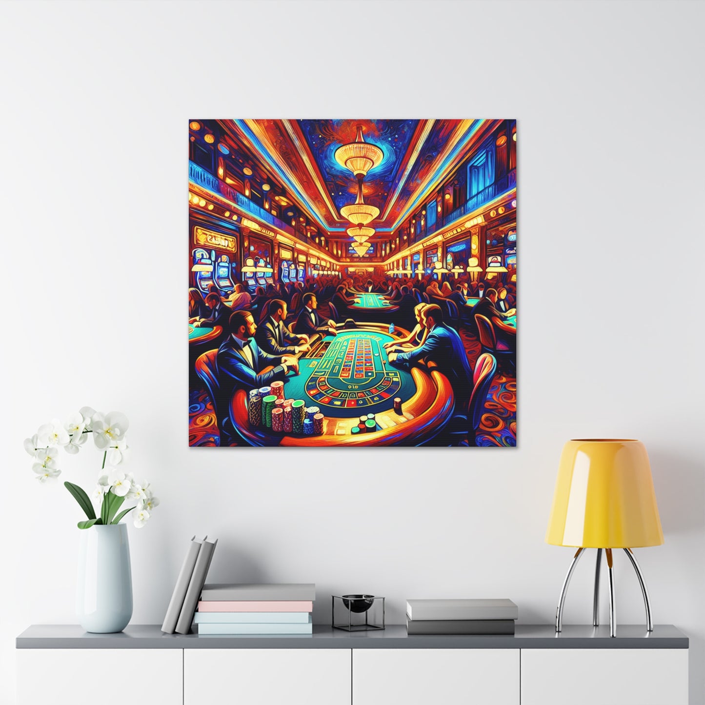 "Gambling Mirage Melody" - Canvas