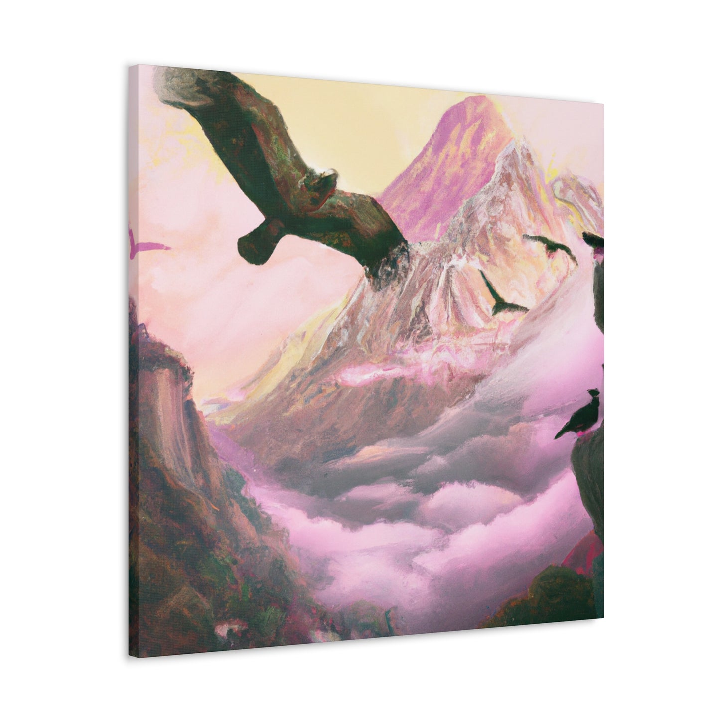 "Condor's Surreal Flight" - Canvas