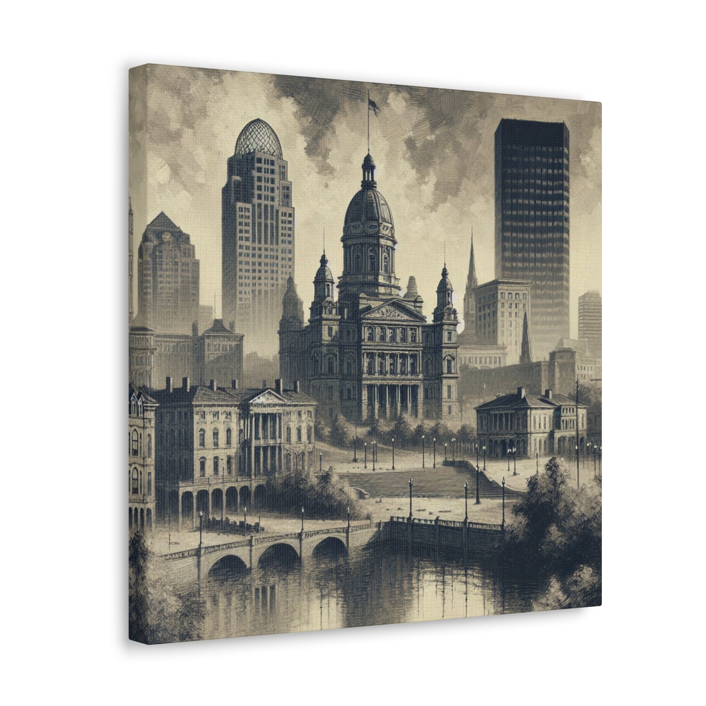 "Whimsical Louisville Symphony" - Canvas