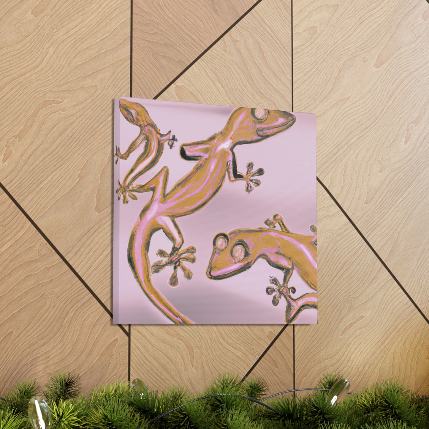 Gecko's Surreal Dream - Canvas