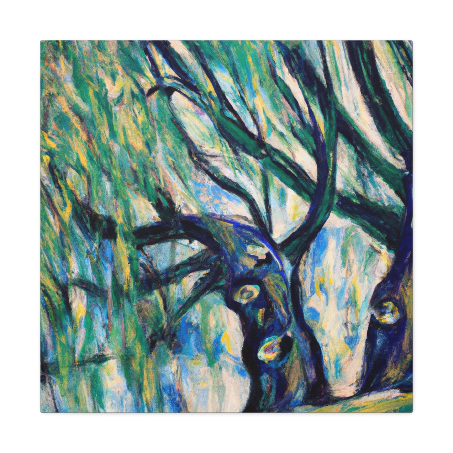 "Willow Tree Lamentation" - Canvas