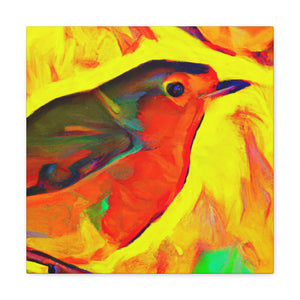 American Robin: Joy - Canvas