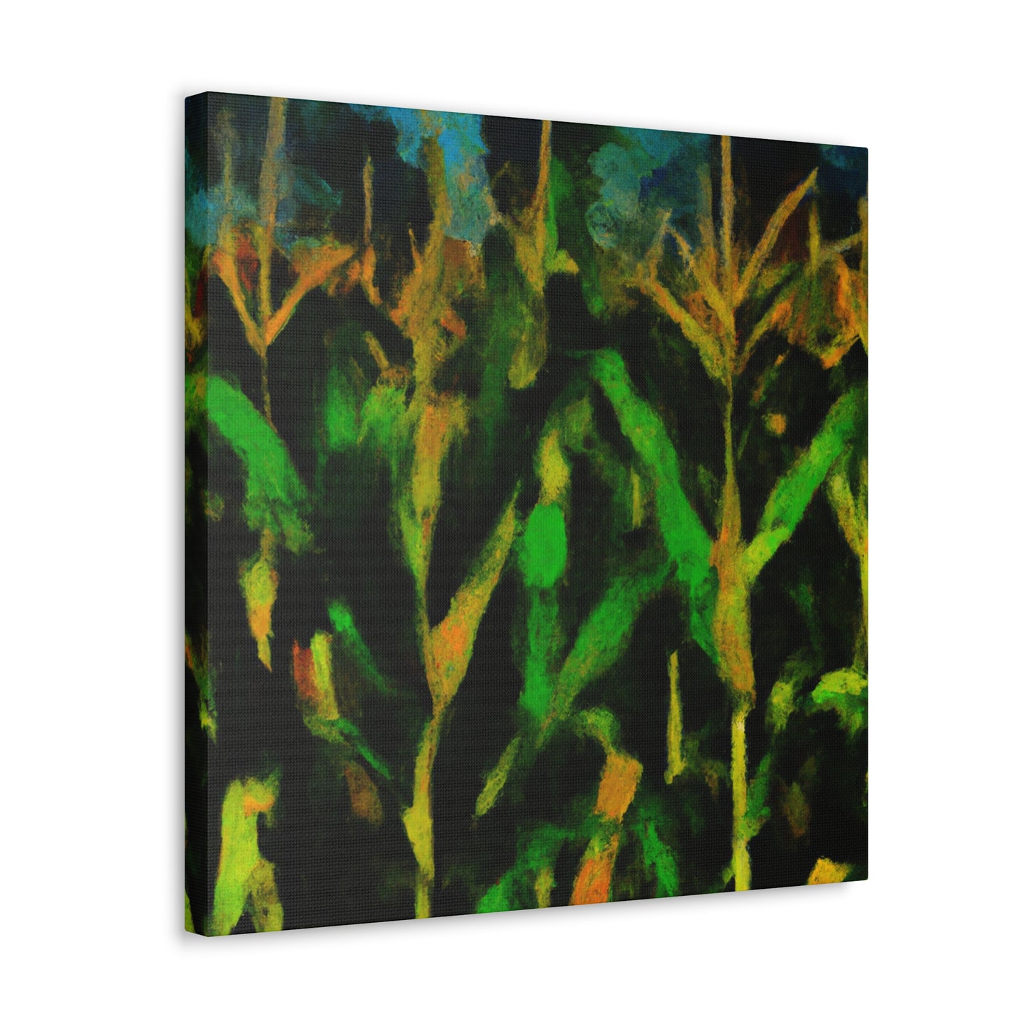 Cornfield Under Moonlight - Canvas