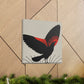 "Blackbird of Deco Dreams" - Canvas