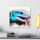 Blue Tongue Reflection - Canvas