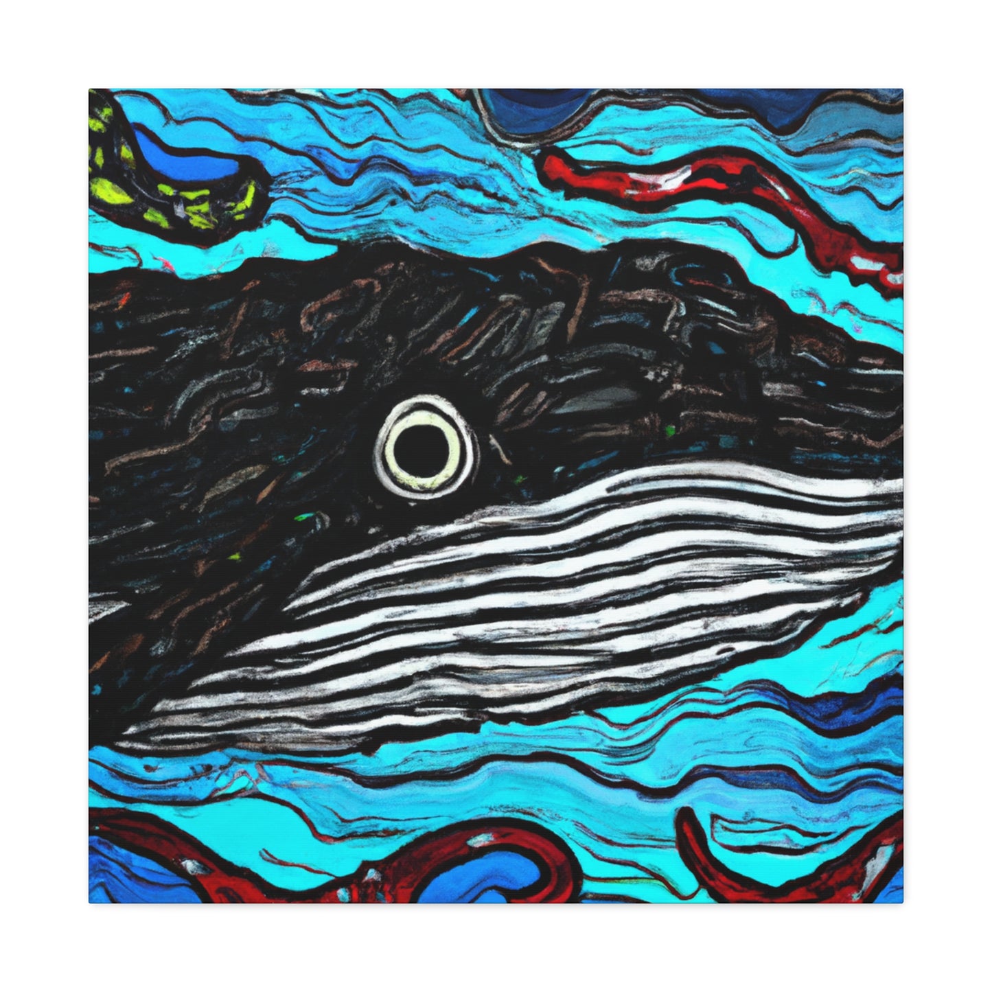 "Whale of a Tale" - Canvas