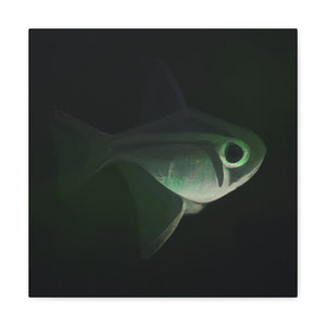 Neon Tetra Explosion - Canvas