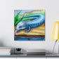 Blue-Tongued Skink Dream - Canvas