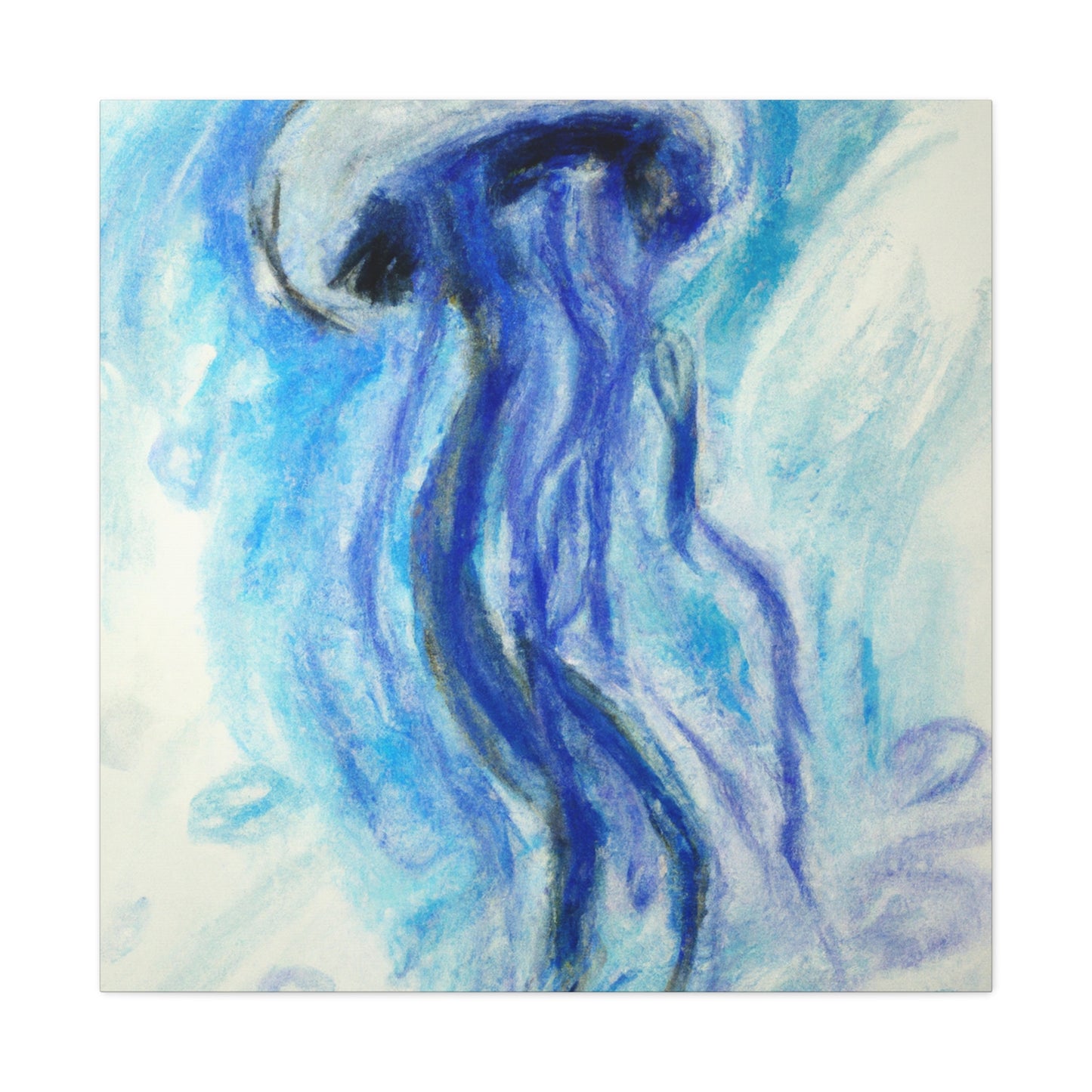 Jellyfish Vibrant Hues - Canvas