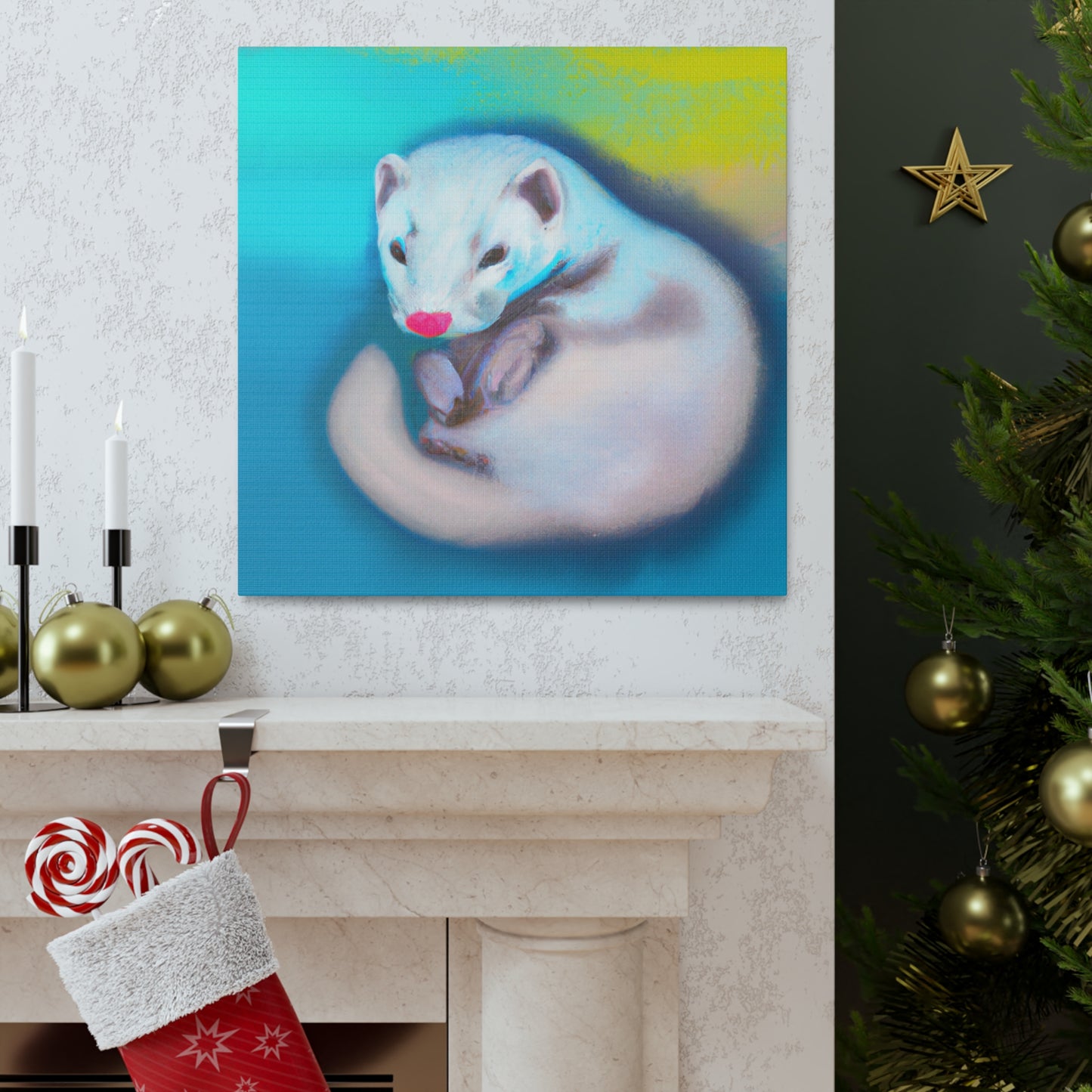 Ferret in Sublimity - Canvas