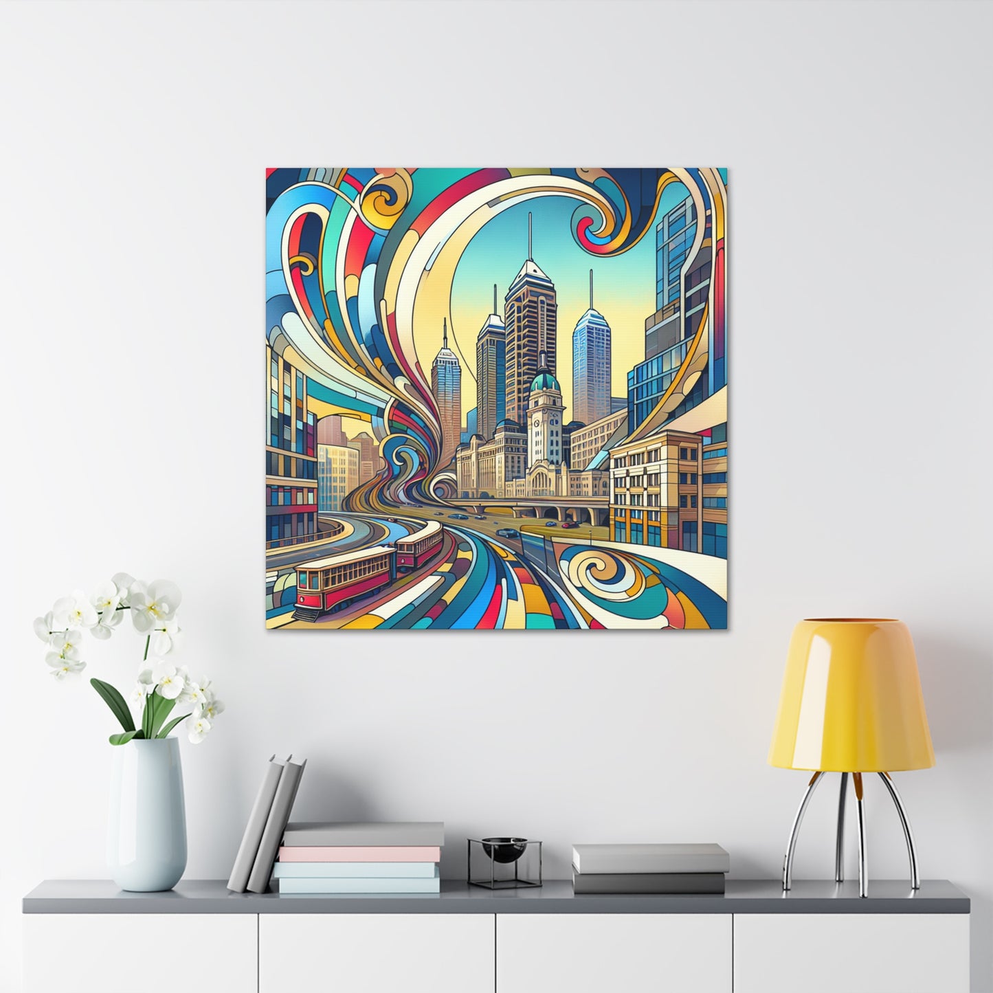 "Enchanting Indianapolis Echo" - Canvas