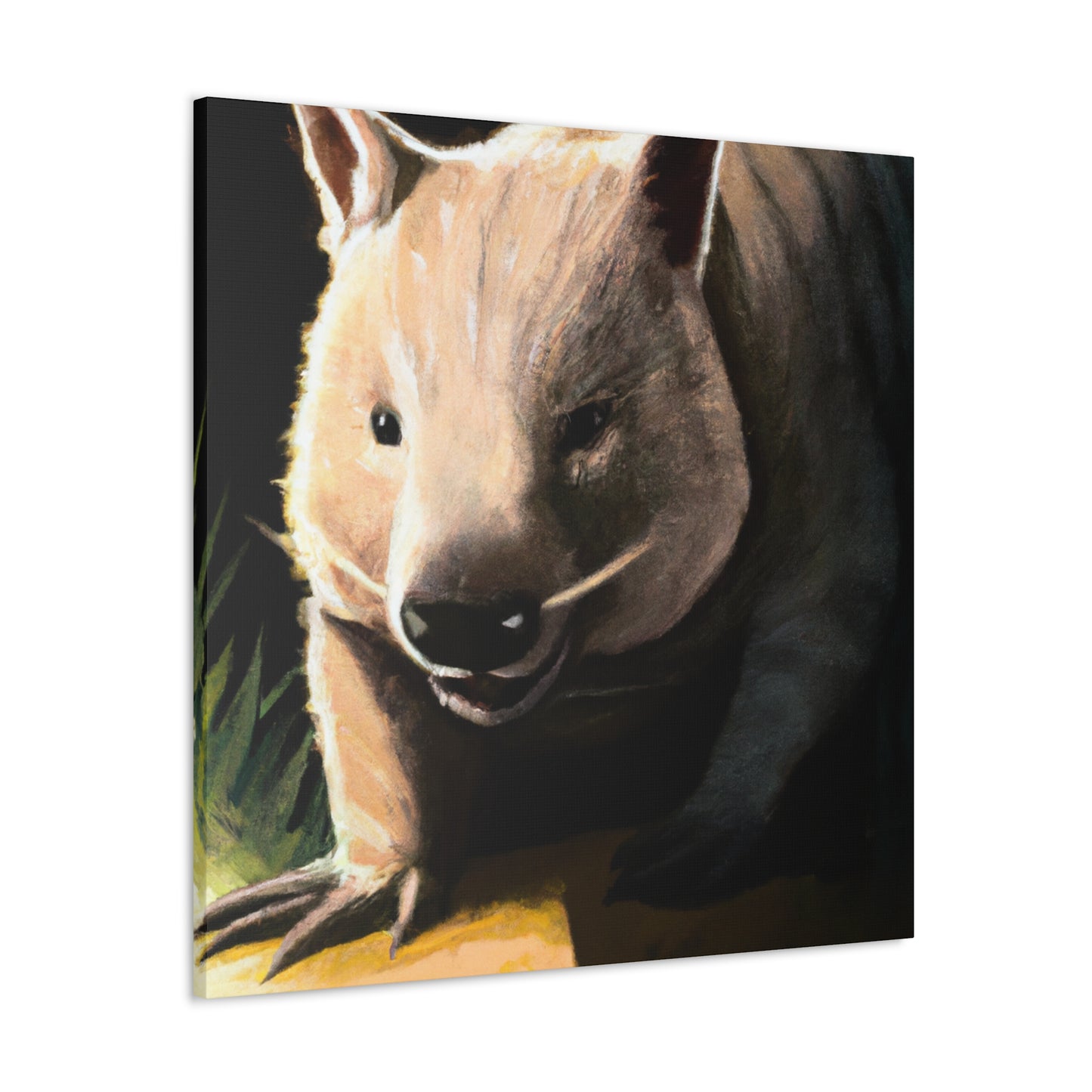 "Wombat in Art Deco" - Canvas